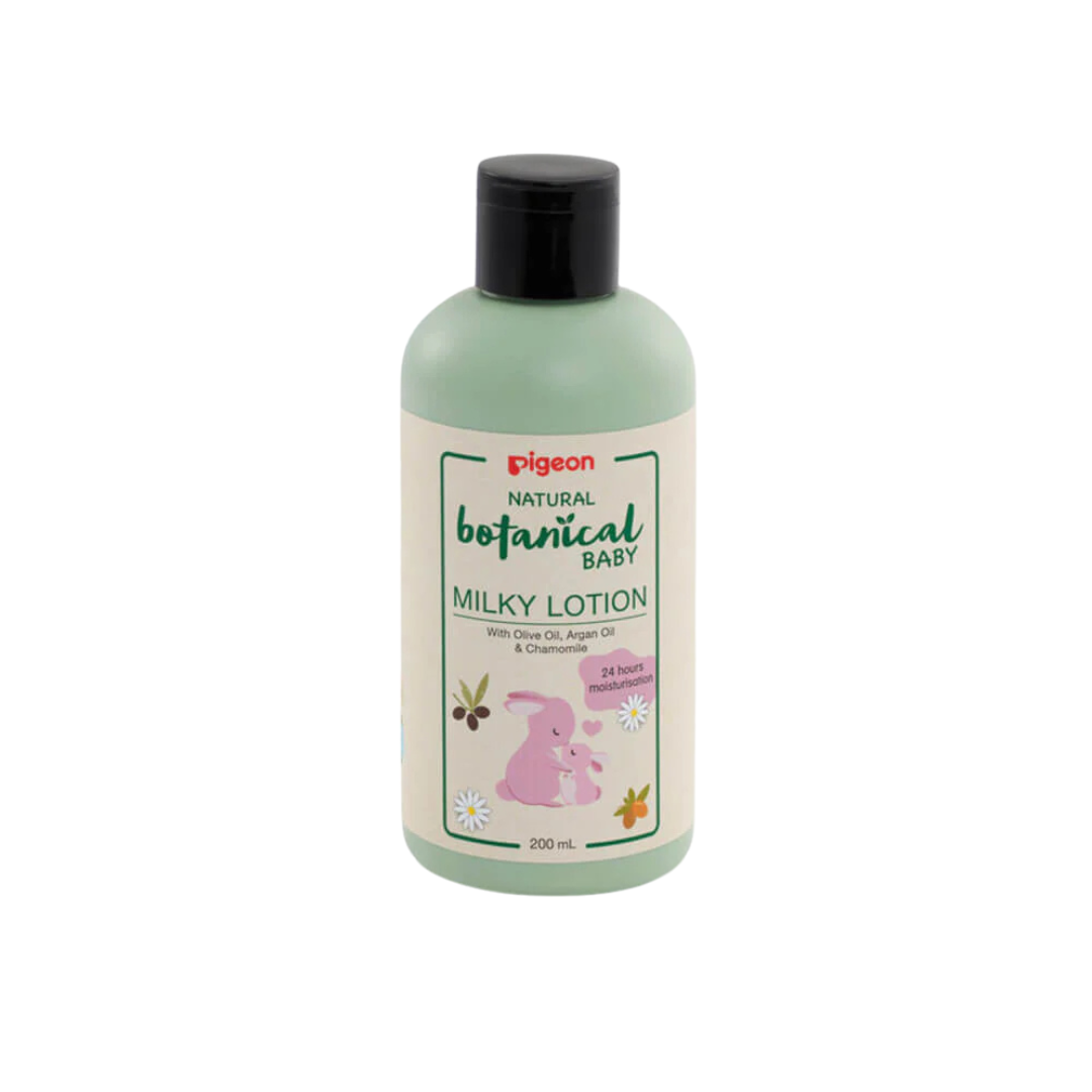 Crema Hidratante Botanical Baby Milky Lotion 200 ml Pigeon