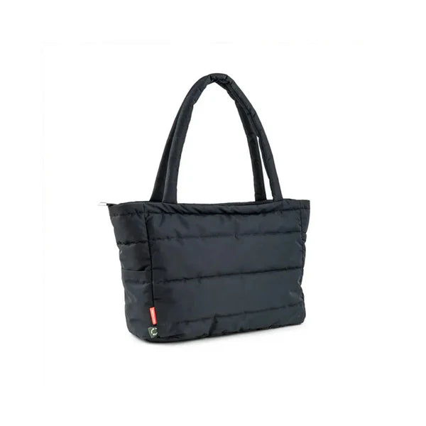 Bolso Maternal Tote Acolchado con Mudador Portátil Negro Done By Deer