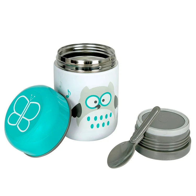Termo de comida con cuchara Foöd Aqua Bblüv