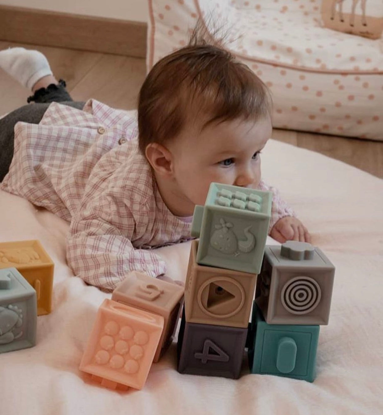 Set de 12 cubos suaves educativos Baby To Love