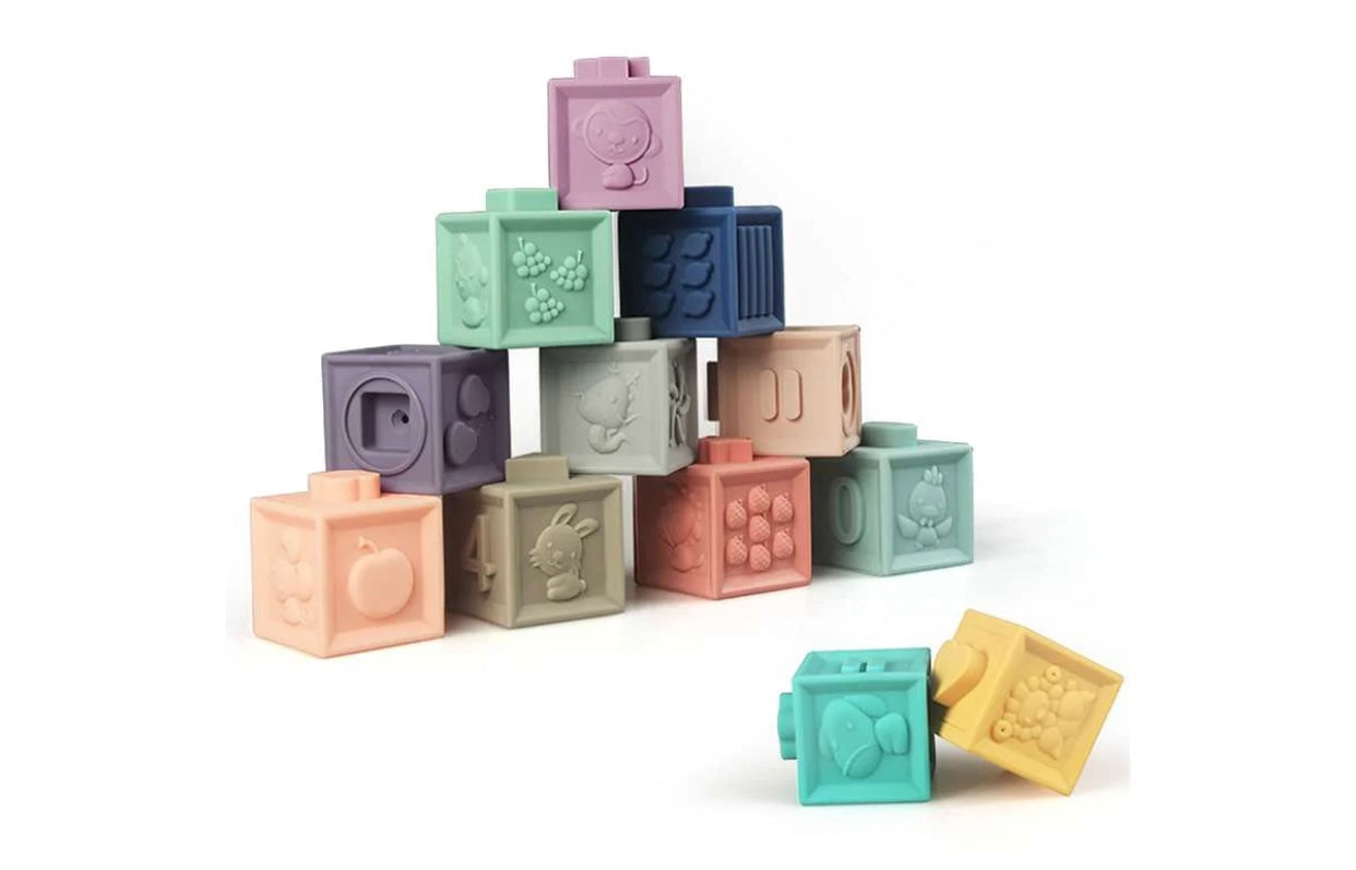 Set de 12 cubos suaves educativos Baby To Love