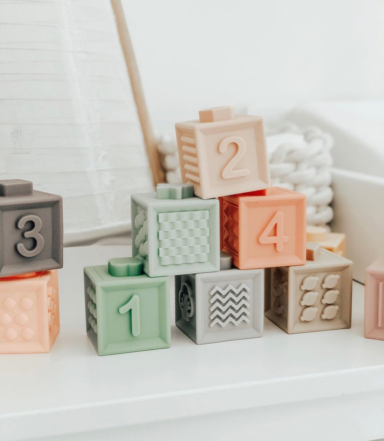 Set de 12 cubos suaves educativos Baby To Love