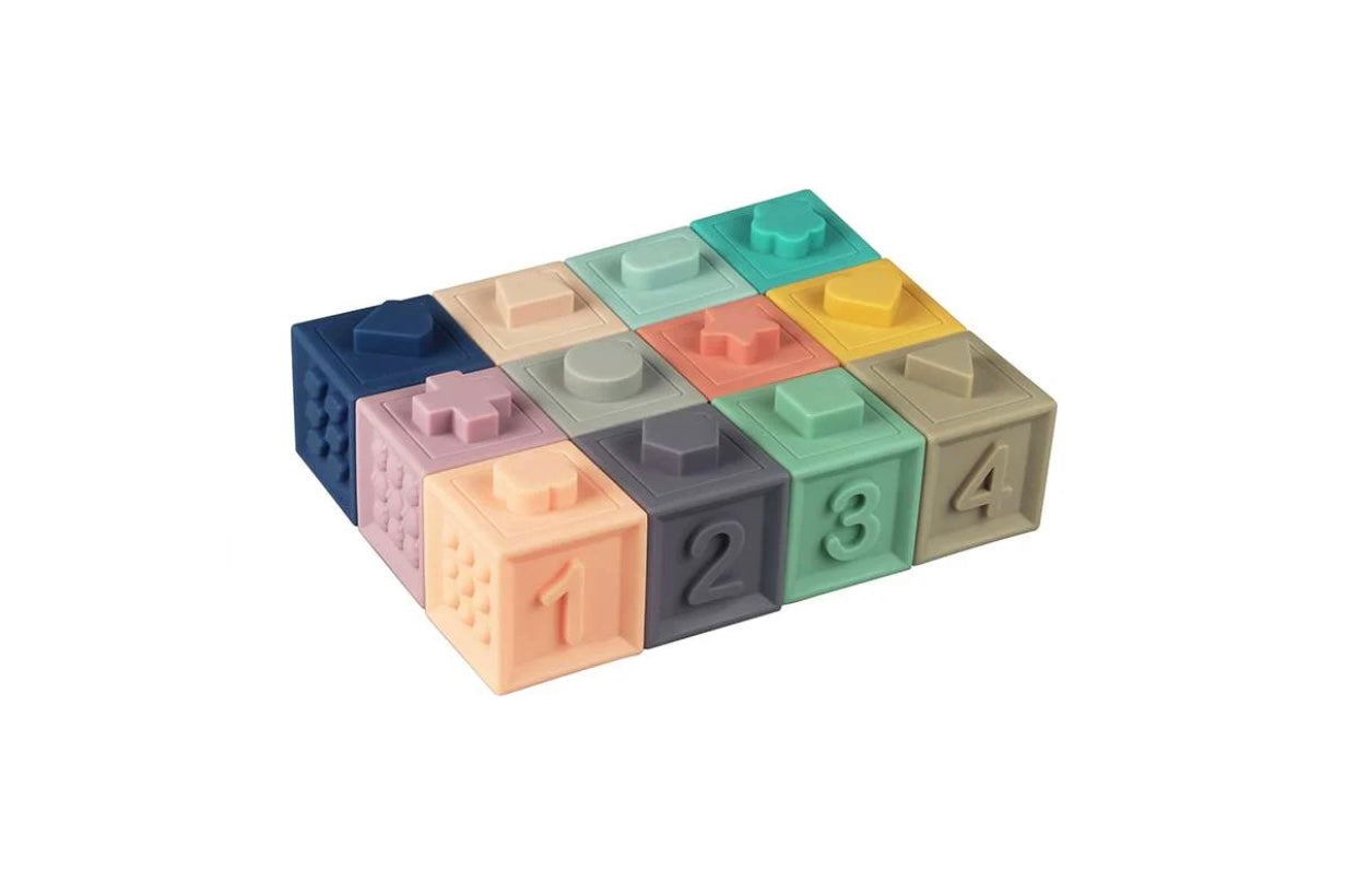 Set de 12 cubos suaves educativos Baby To Love