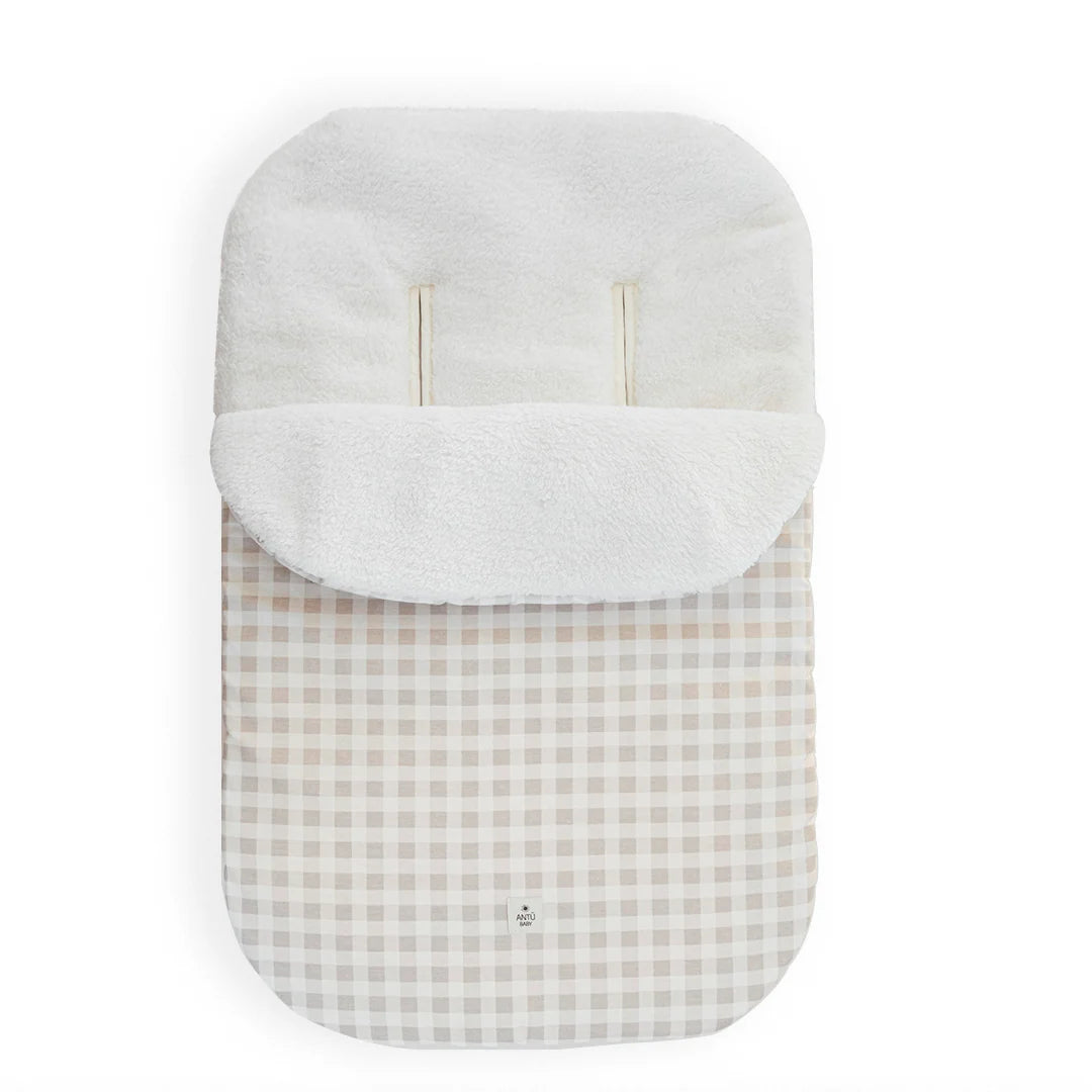 Saco de Coche Vichy Beige Antu Baby