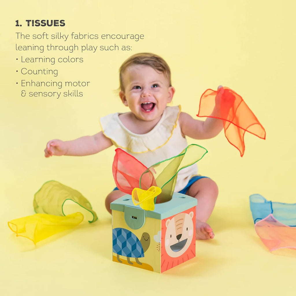 Caja sensorial con actividades Taf Toys