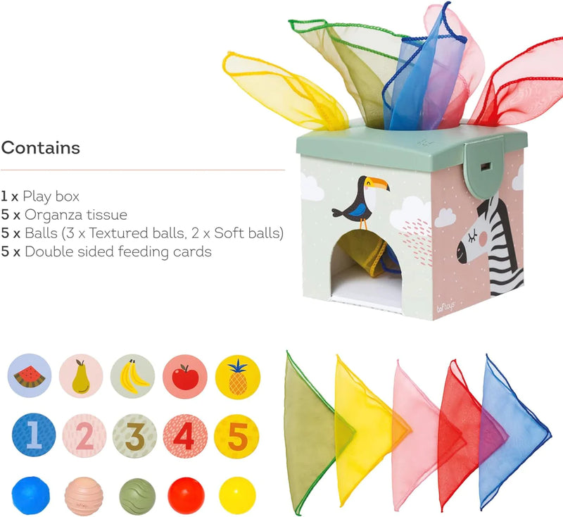 Caja sensorial con actividades Taf Toys