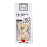 Chupete Bibs Colour x2 | 6-18 Meses | Vanilla & Blush