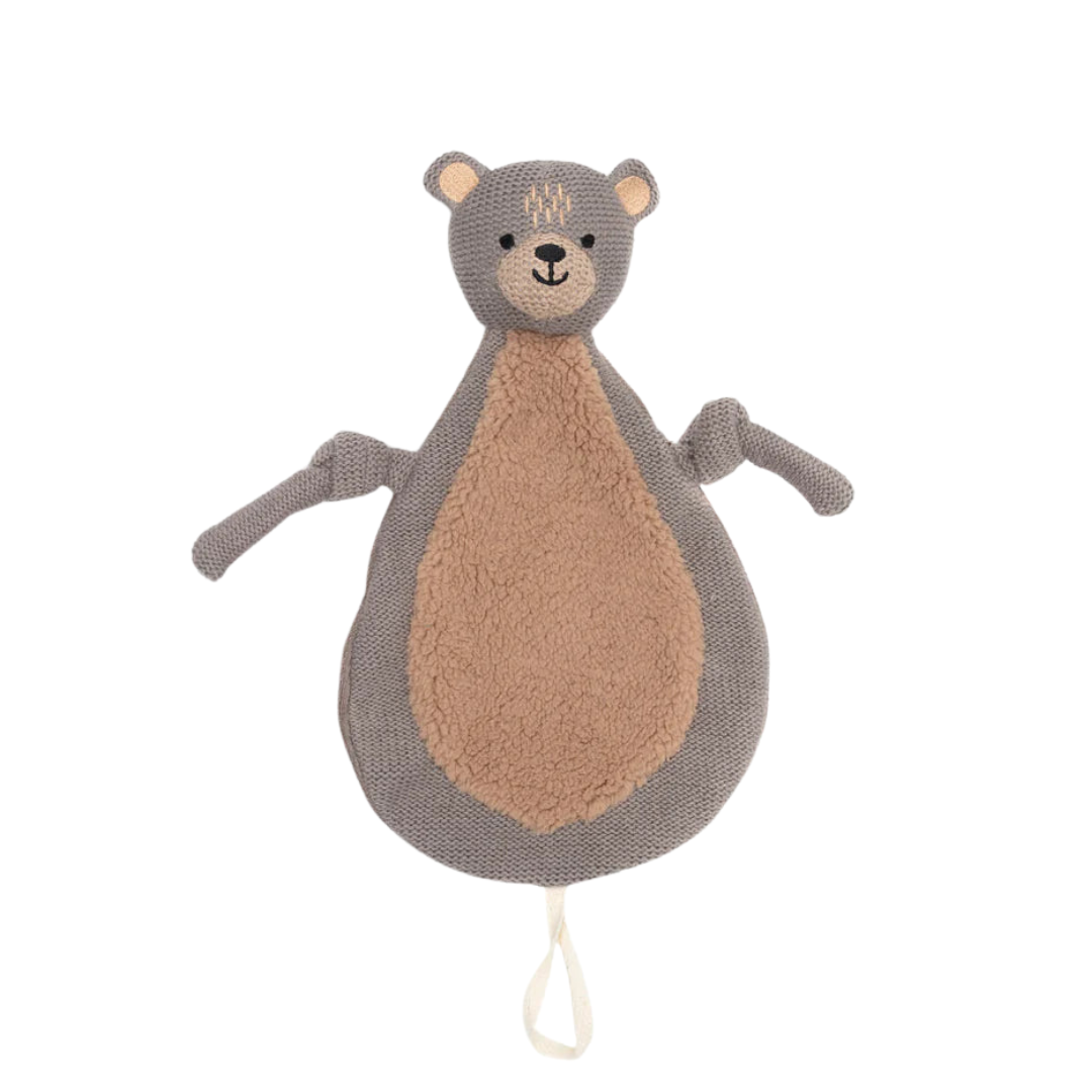 Tuto porta chupete Bear Jollein