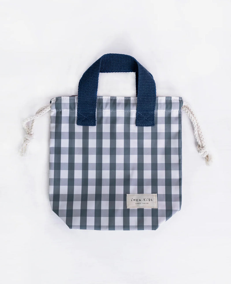 Snack Bag Vichy Blue Inka Kids