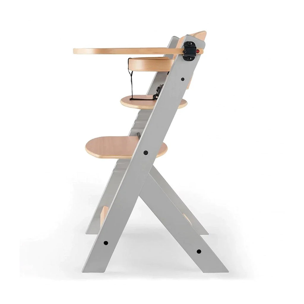 Silla de comer evolutiva Enock Wooden Grey KinderKraft