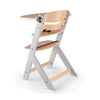 Silla de comer evolutiva Enock Wooden Grey KinderKraft