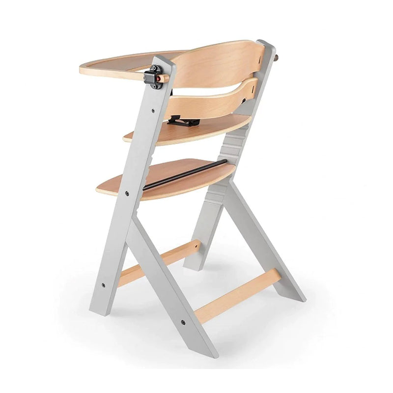 Silla de comer evolutiva Enock Wooden Grey KinderKraft