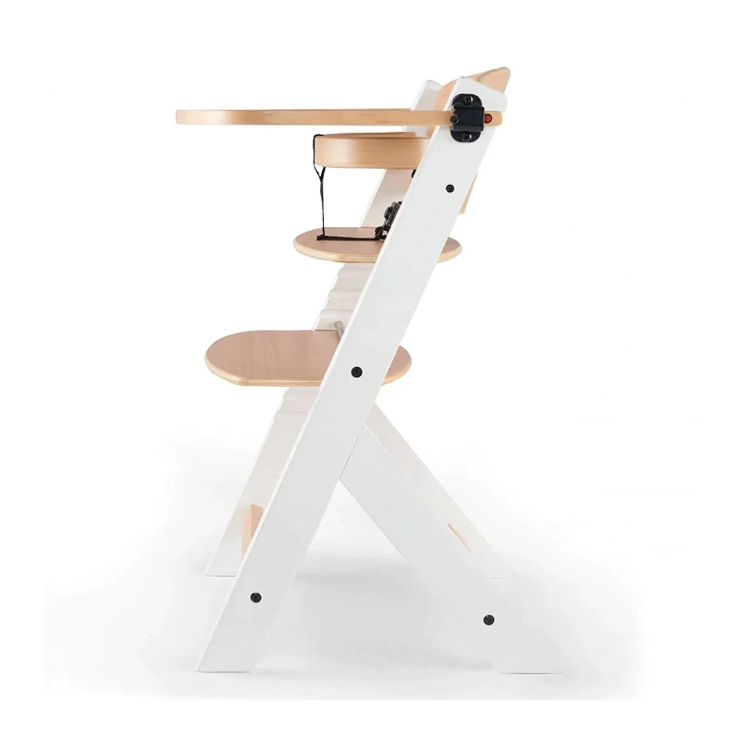Silla de comer evolutiva Enock Wooden White KinderKraft