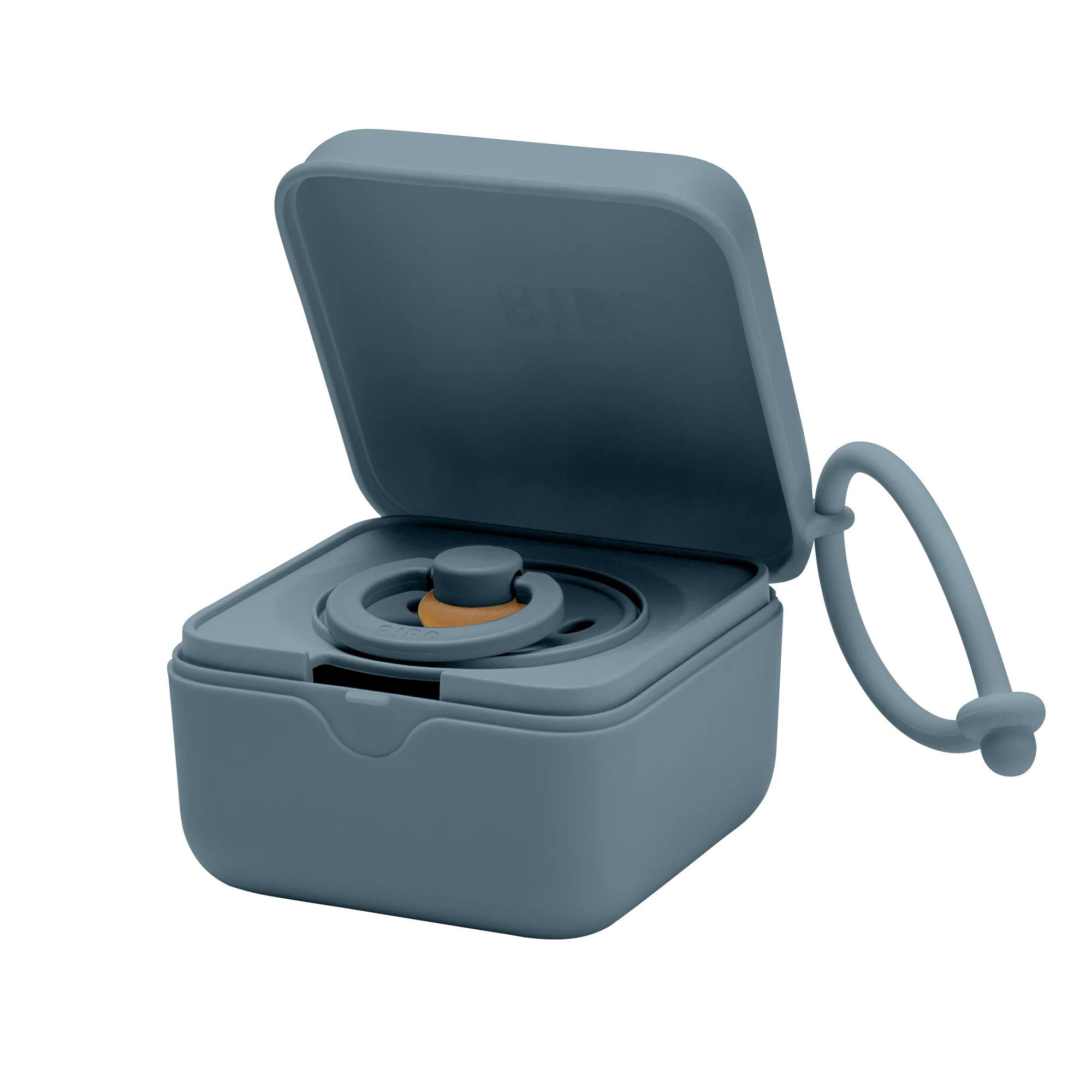 Caja guarda chupetes esterilizadora Bibs Petrol