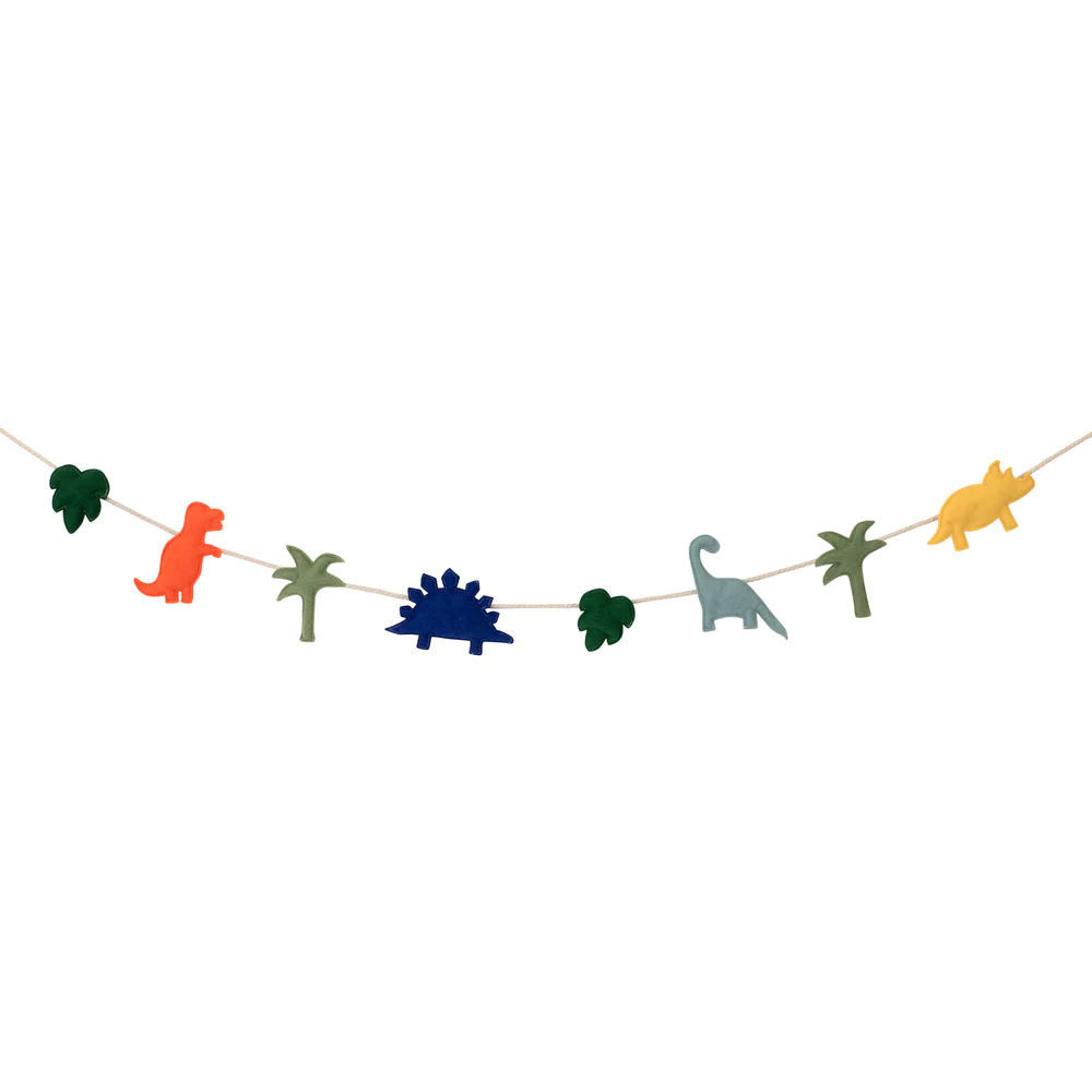 Guirnalda de fieltro dinosaurios Meri Meri