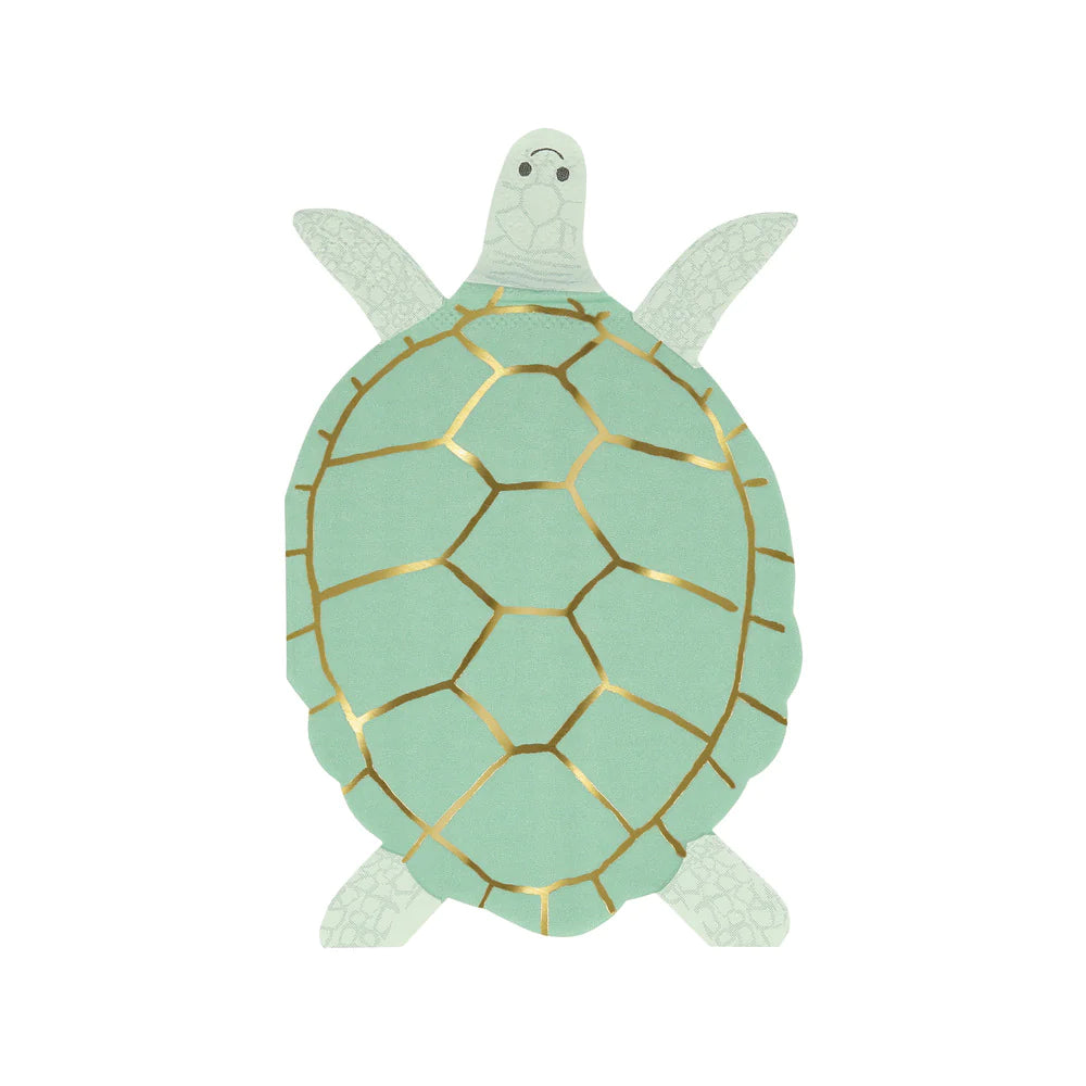 Servilletas con forma de tortuga Meri Meri