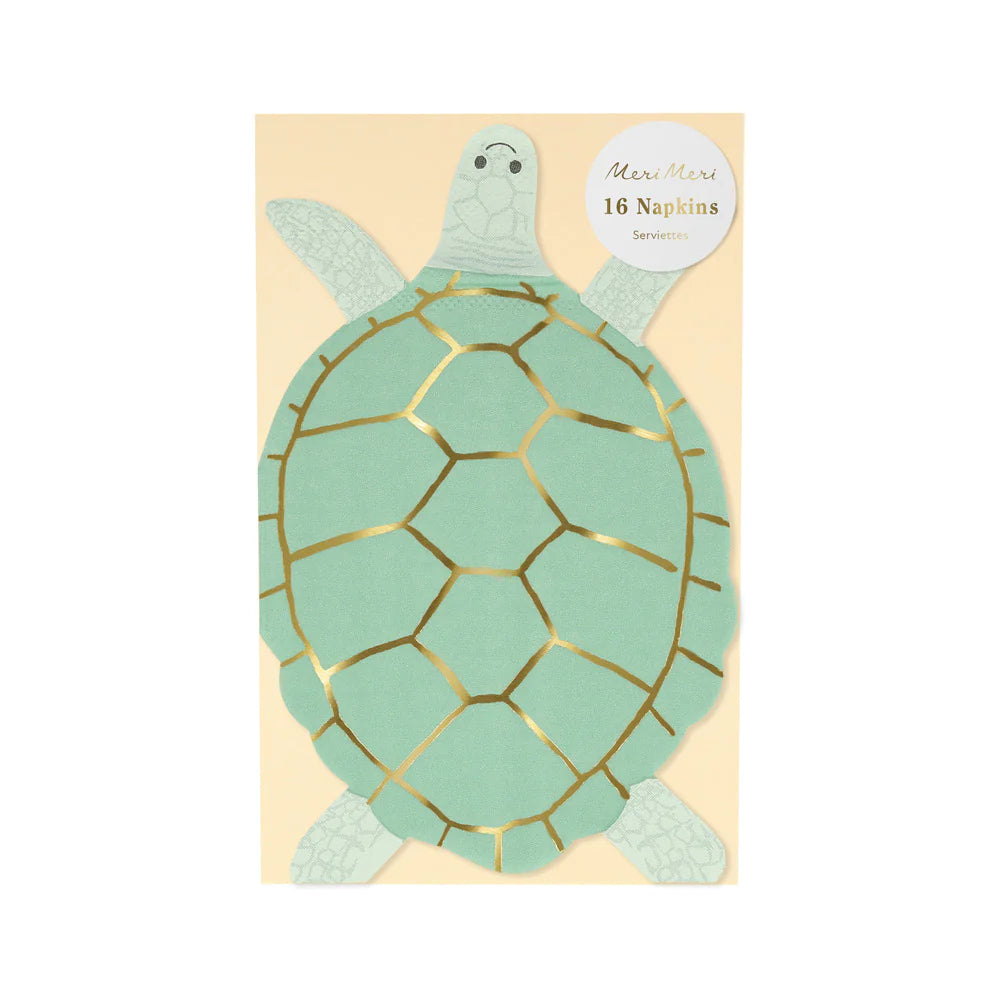 Servilletas con forma de tortuga Meri Meri