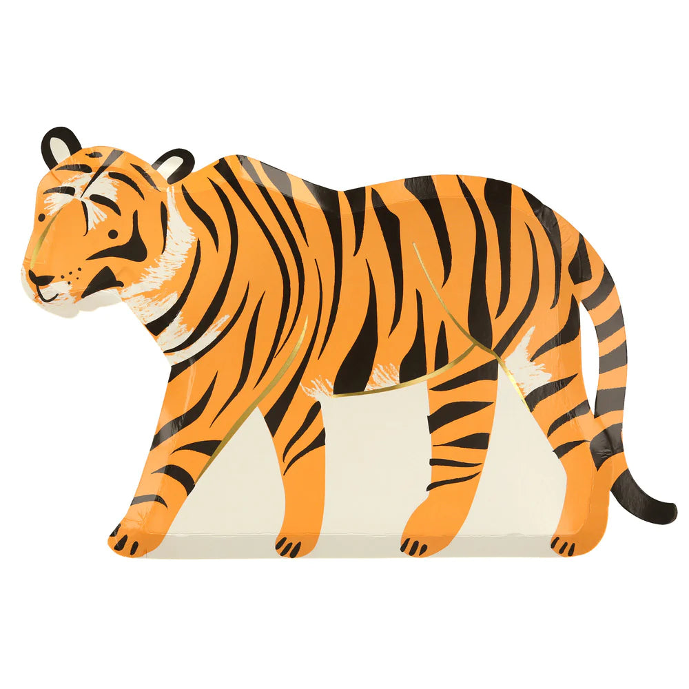 Platos con forma de tigre Meri Meri