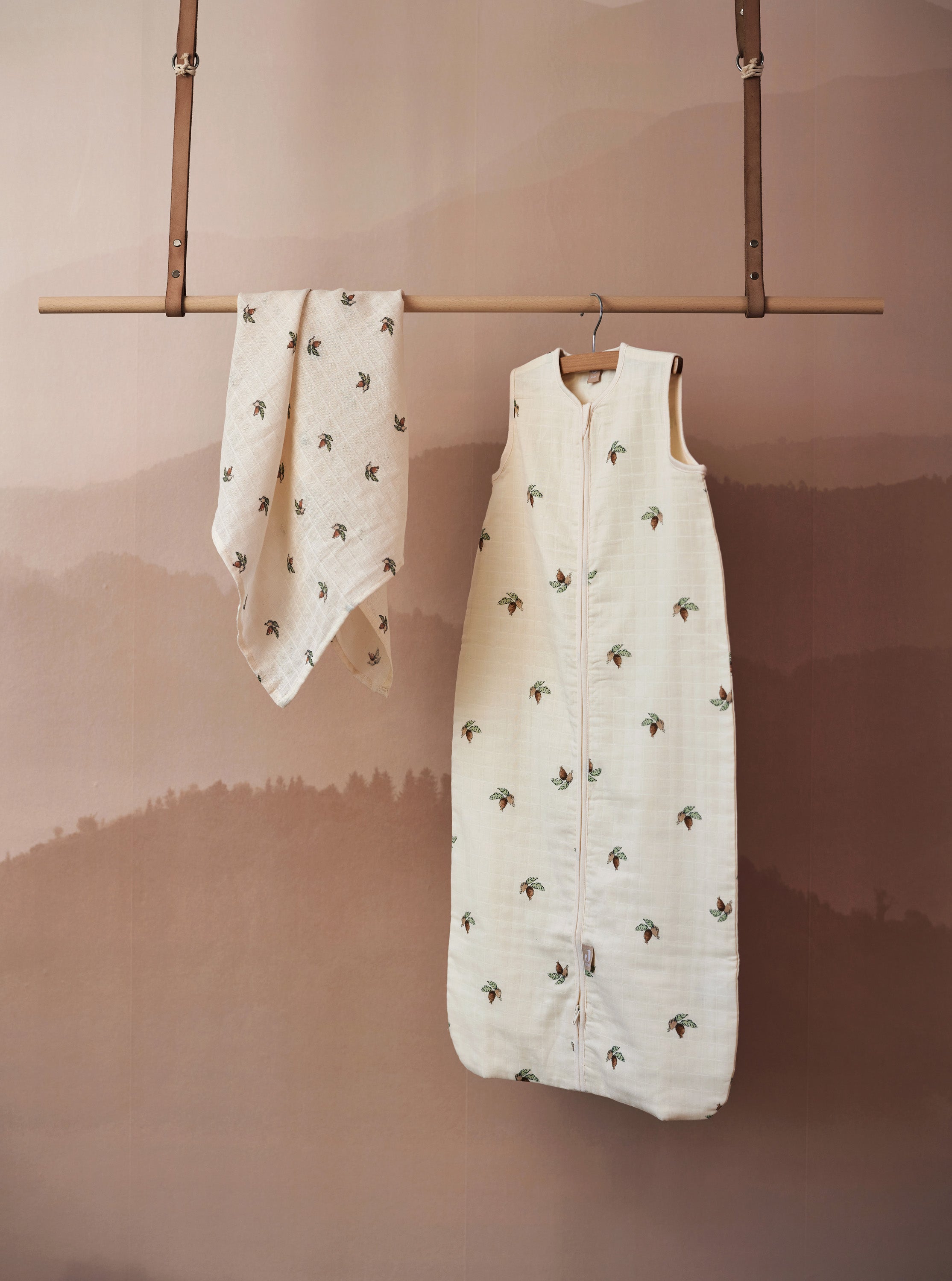 Saco de Dormir Muselina Tog 0.5 Rosehip 70 cm Jollein