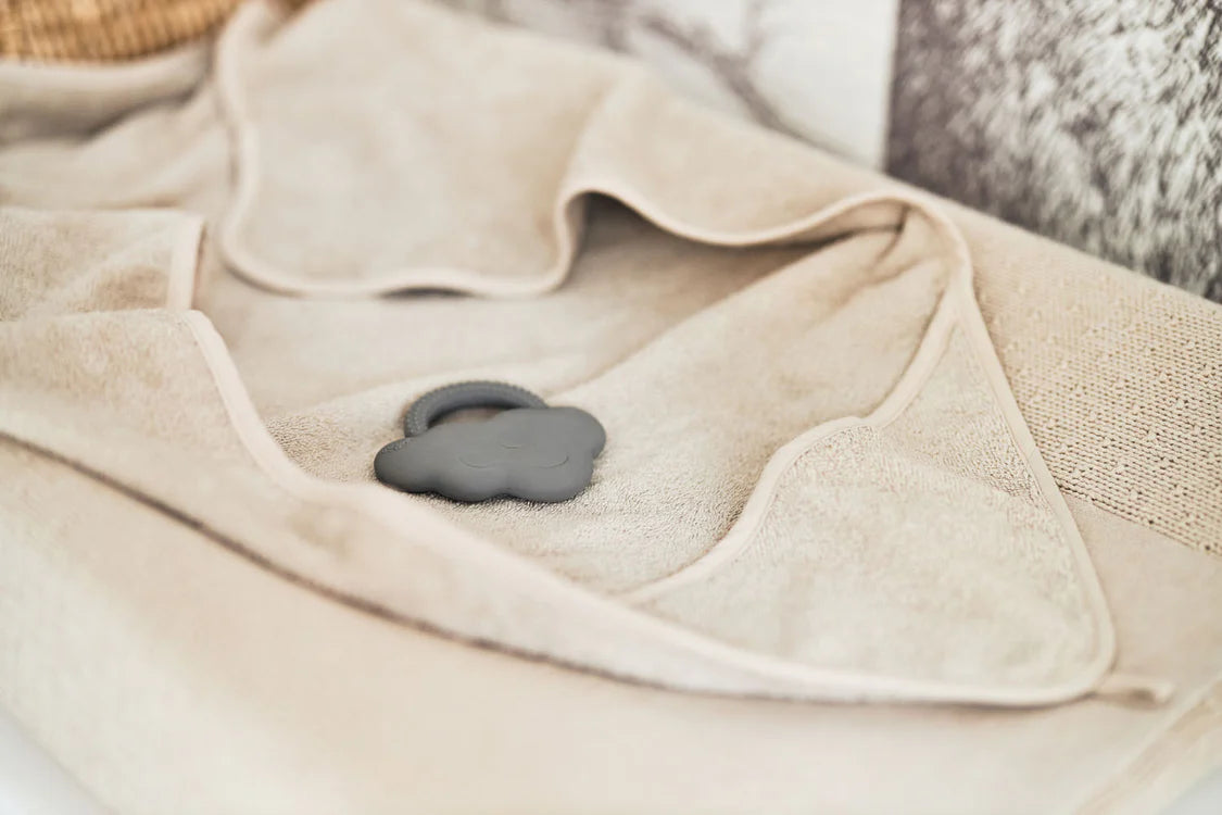 Toalla con capucha Nougat Jollein