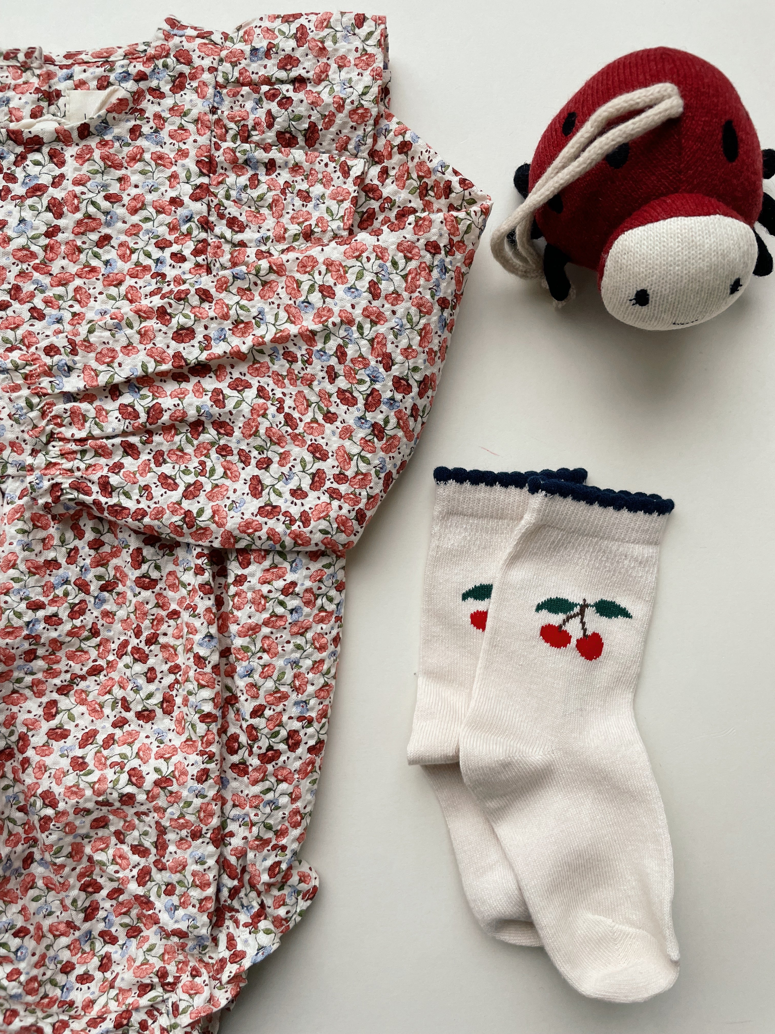Set 2 Calcetines Konges Sløjd Cherry Mix 0-3 meses
