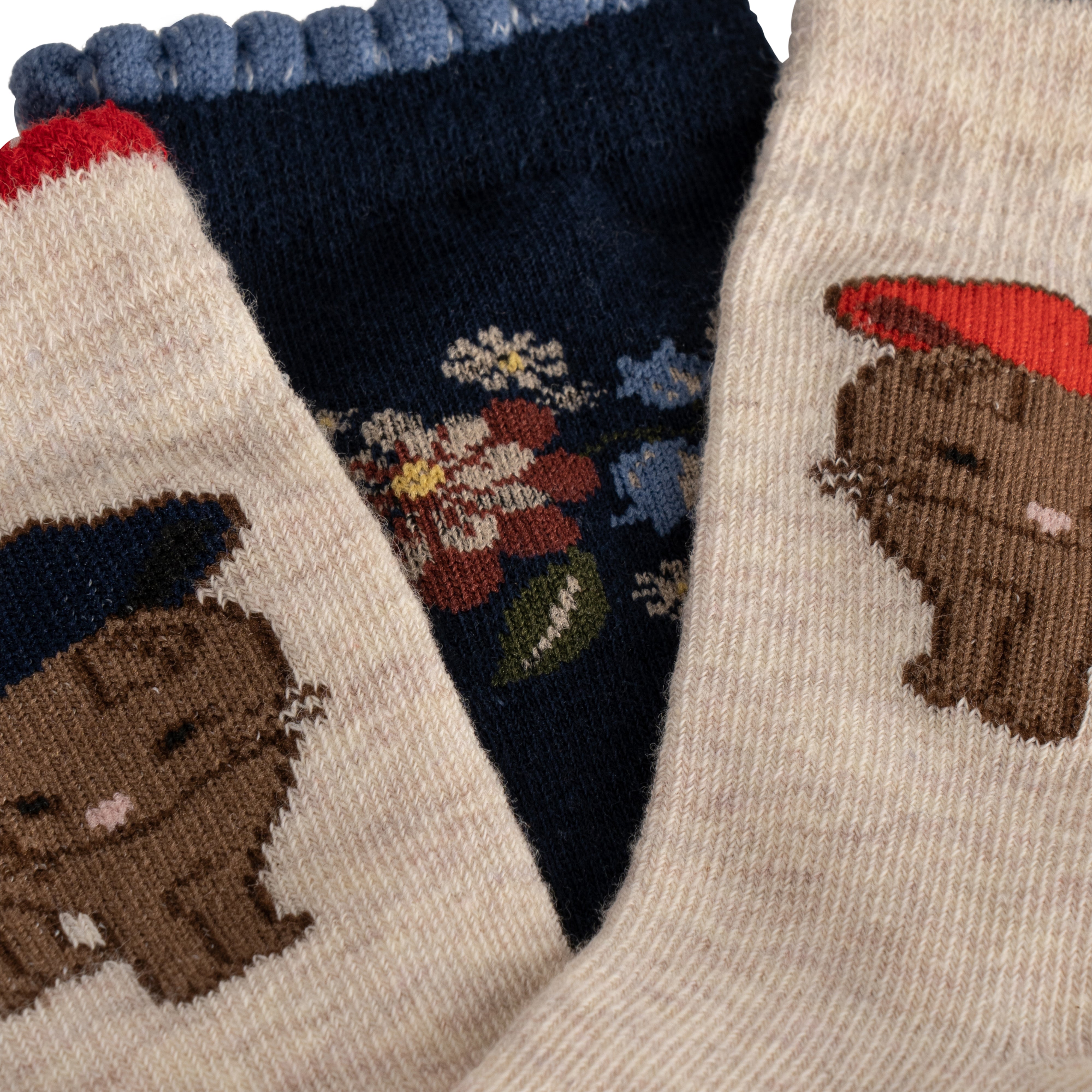 Set 2 Calcetines Konges Sløjd Cat/Flower 0-3 meses