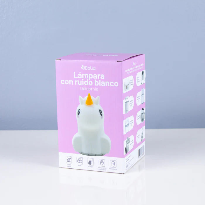 Lámpara con ruido blanco Unicornio Balia