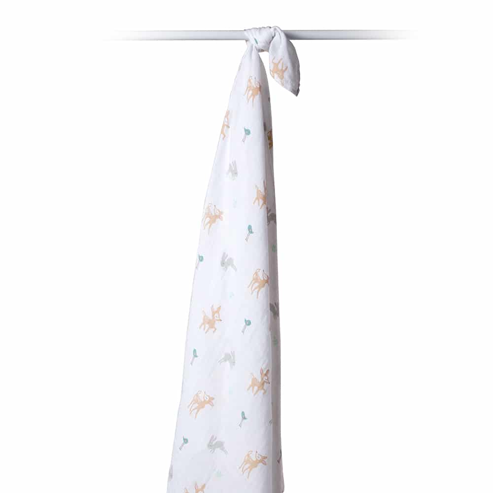 Swaddle Little Fawn Floral Lulujo