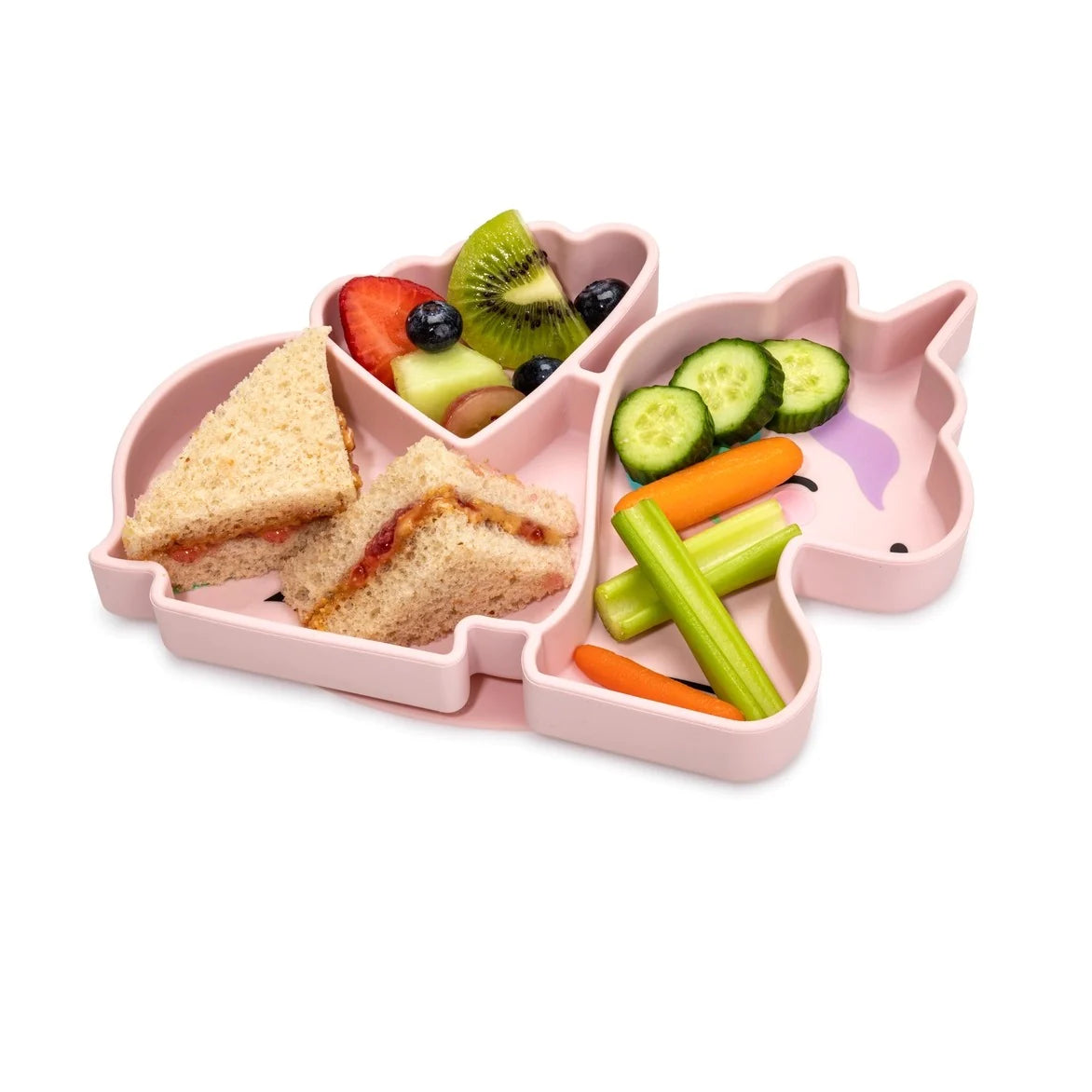 Plato de silicona con succión Unicornio Melii