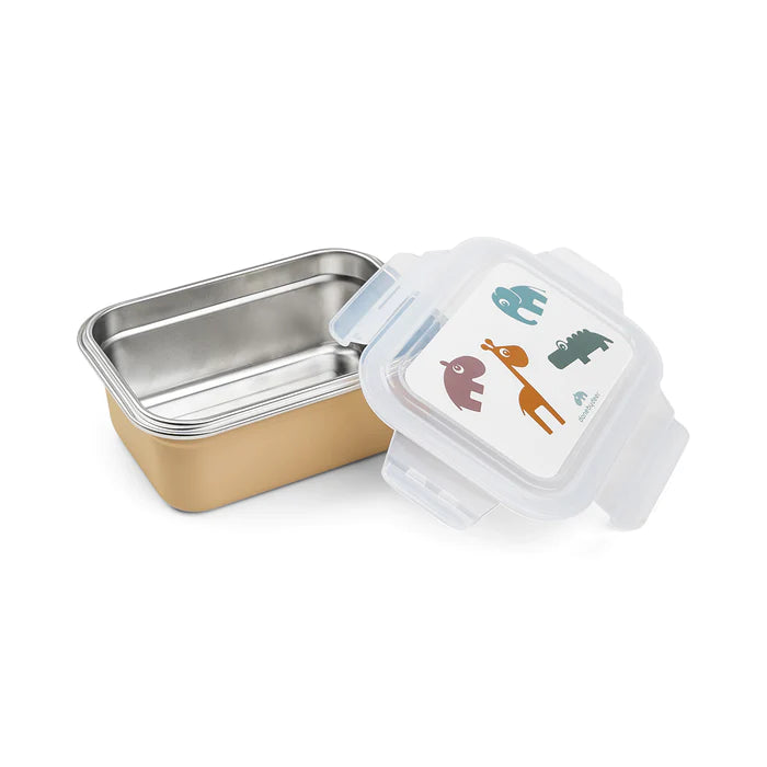 Caja Acero Inoxidable para almuerzo Deer Friends mostaza Done By Deer
