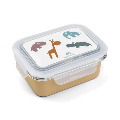 Caja Acero Inoxidable para almuerzo Deer Friends mostaza Done By Deer
