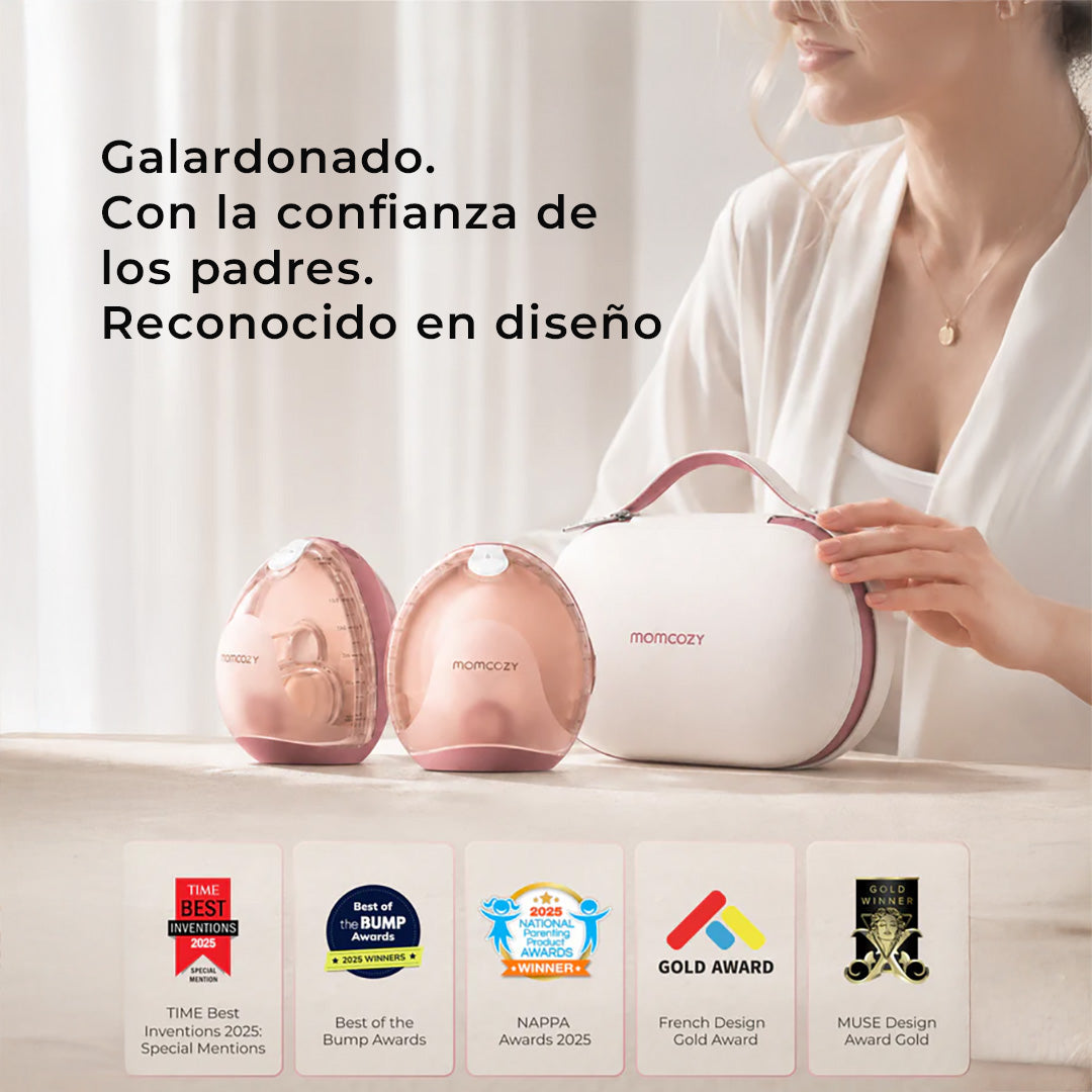 Extractor de Leche Materna Doble Air 1 Ultradelgado Momcozy