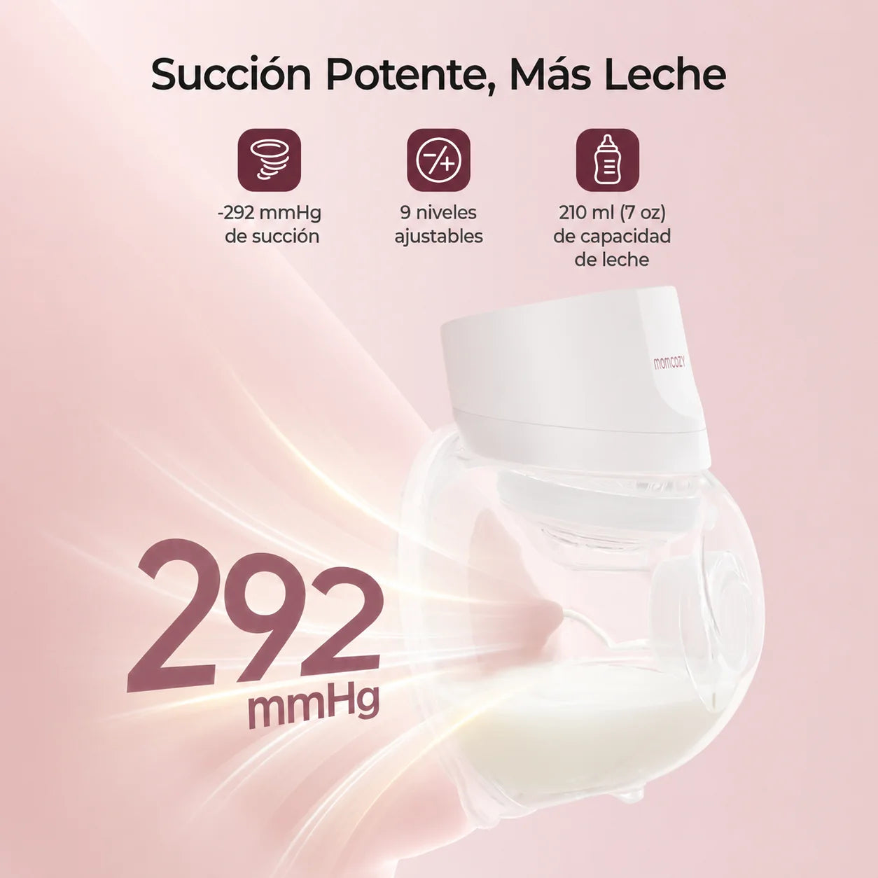 Extractor de Leche Materna Manos libres S12 Pro Quick Momcozy
