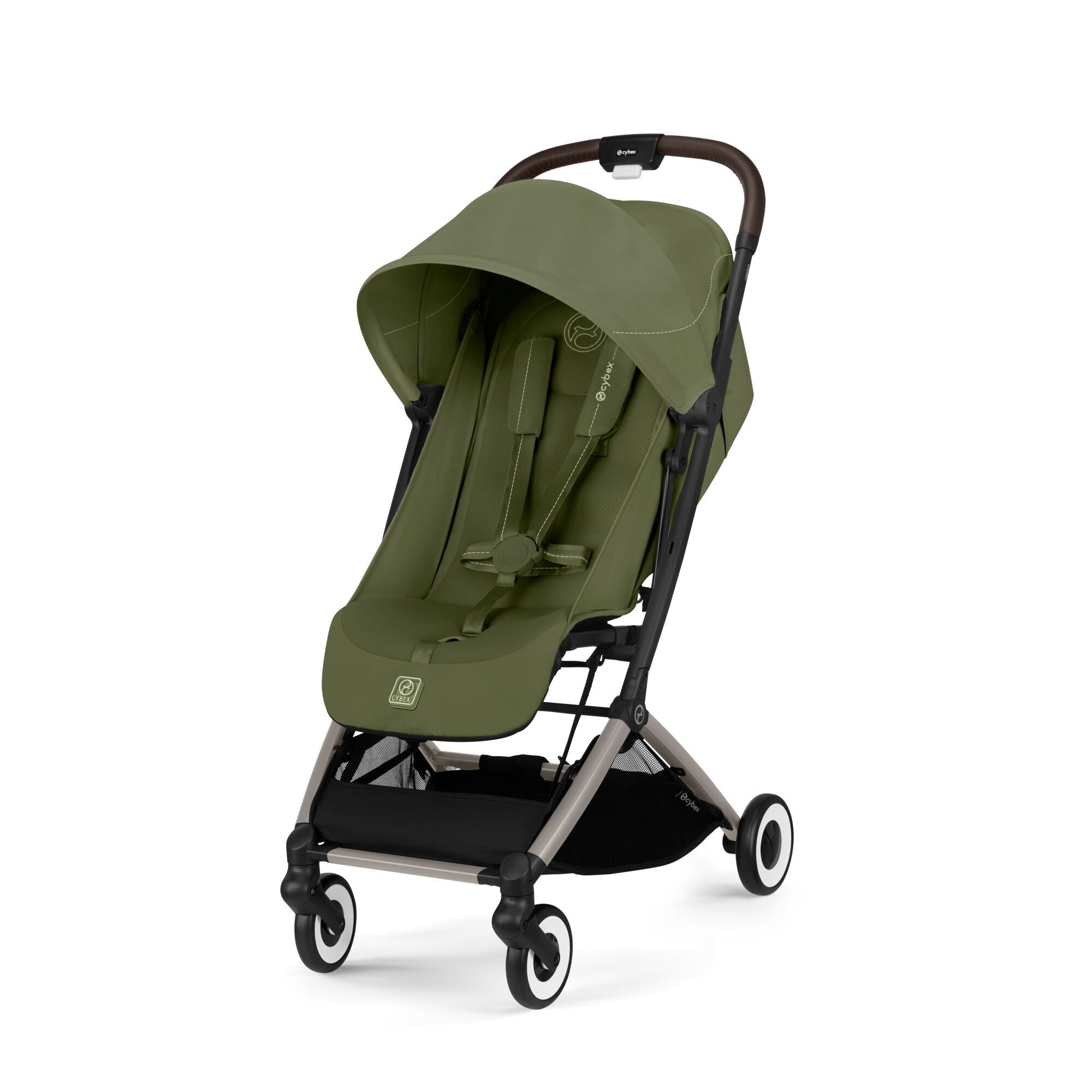 Travel System Orfeo + Aton S2 + Base Green Khaki Cybex