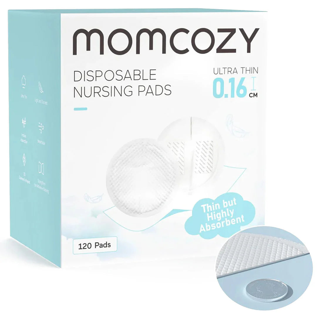 Pads Absorbentes de Lactancia Ultra Delgados 120 un Momcozy
