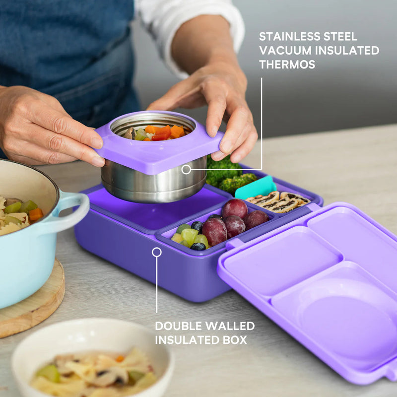 Lonchera para almuerzo Isotérmica Purple Plum Omiebox