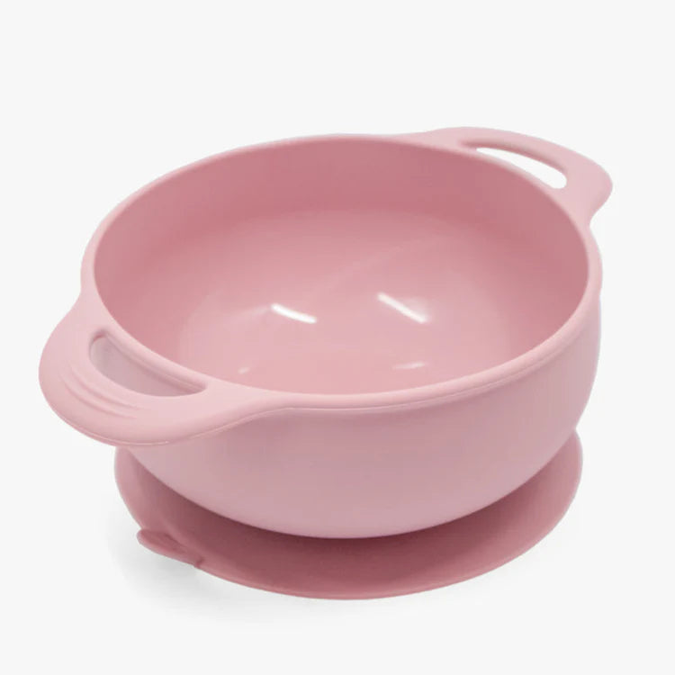 Bowl de Silicona con Succión Rosado The Baby Nation