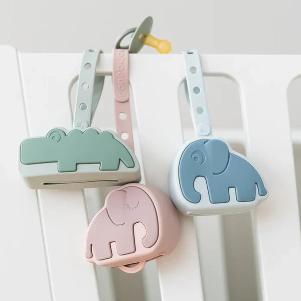 Estuche Porta Chupetes Elefante Rosa Done By Deer