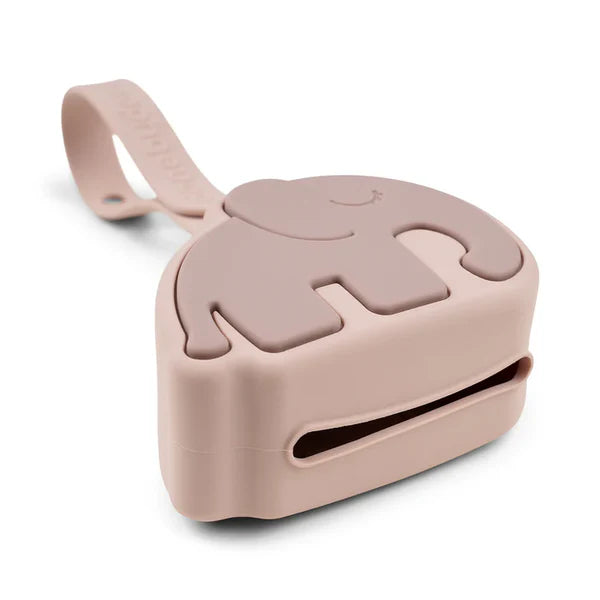 Estuche Porta Chupetes Elefante Rosa Done By Deer