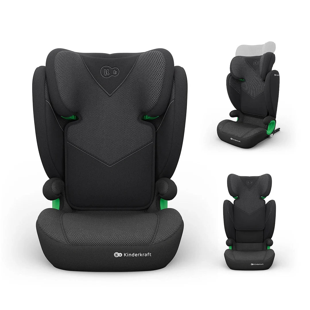 Silla de auto Butaca JUNIOR FIX 2 PLUS i-Size Negro Kinderkraft
