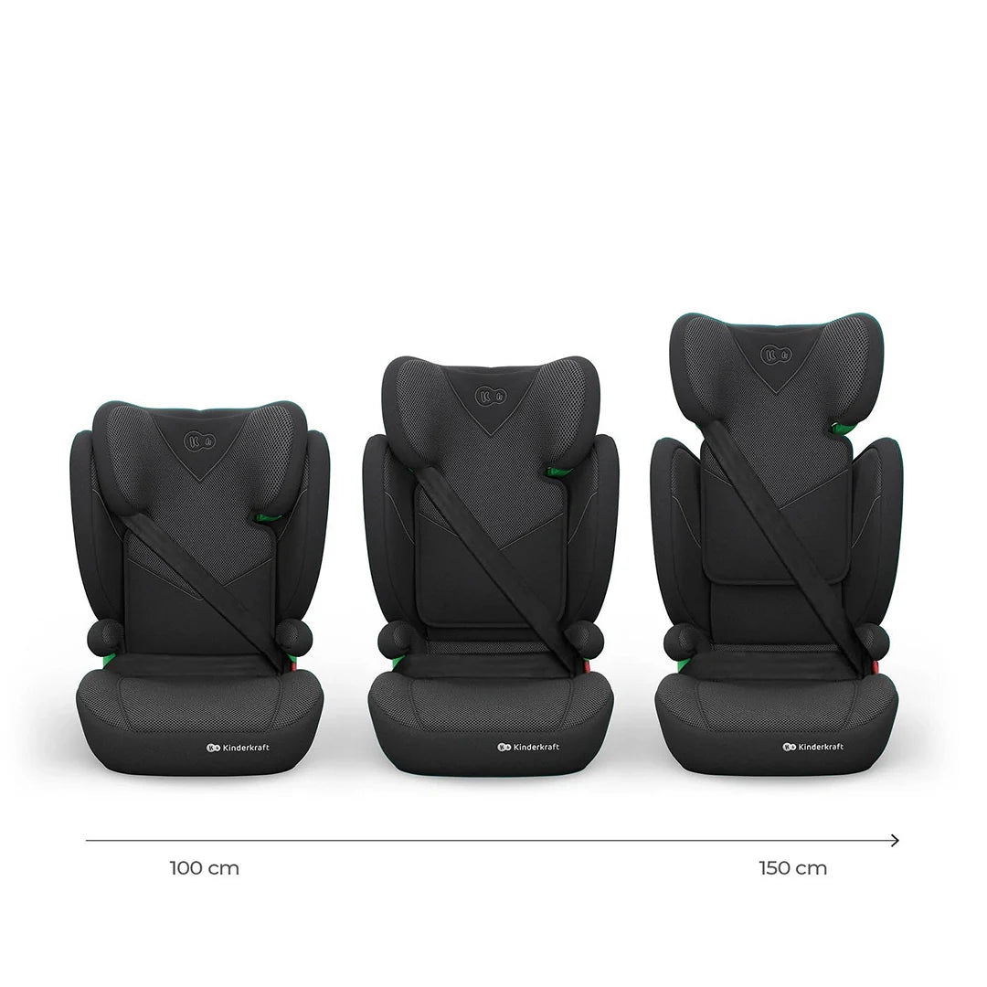 Silla de auto Butaca JUNIOR FIX 2 PLUS i-Size Negro Kinderkraft