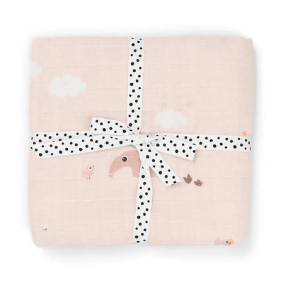 Swaddle de Muselina Playground rosa Done By Deer