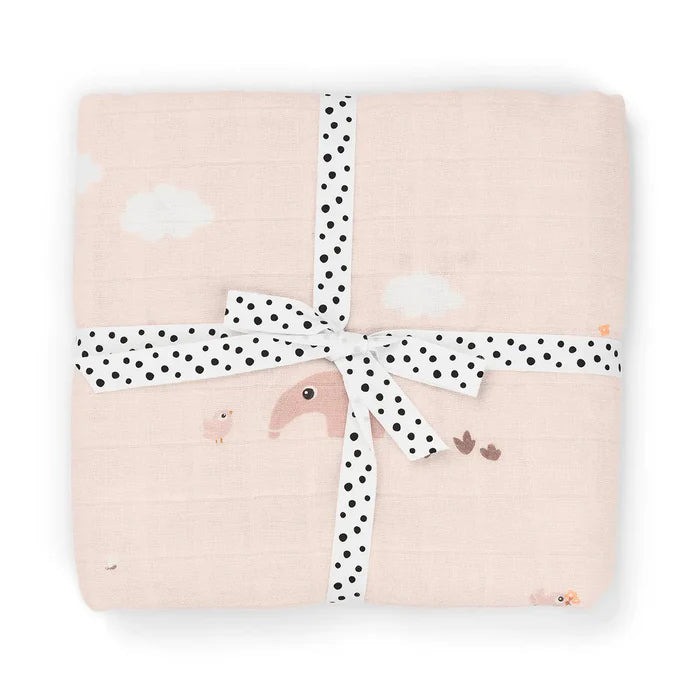 Swaddle de Muselina Playground rosa Done By Deer