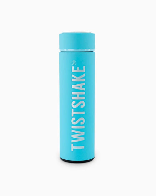 Termo para agua Twistshake Hot & Cold Azul Pastel 420ml