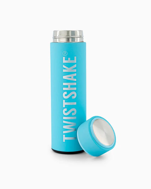 Termo para agua Twistshake Hot & Cold Azul Pastel 420ml