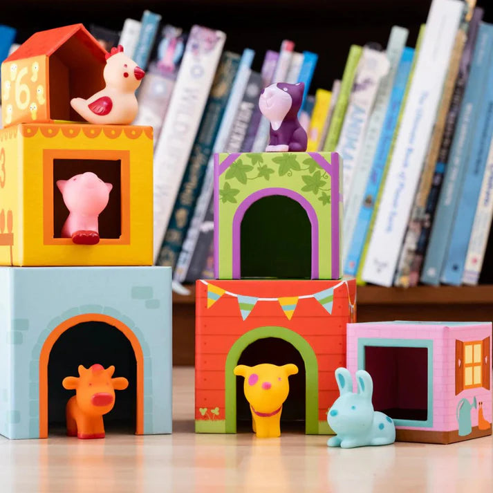 Cubos Apilables Topanifarm Djeco