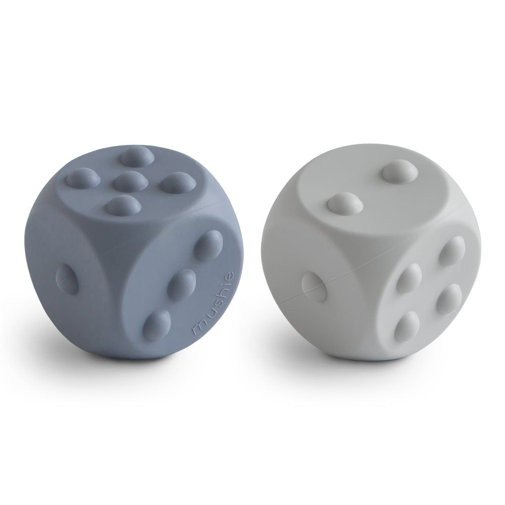 Pack de 2 Dice Press Toy Mushie Tradewinds/Stone