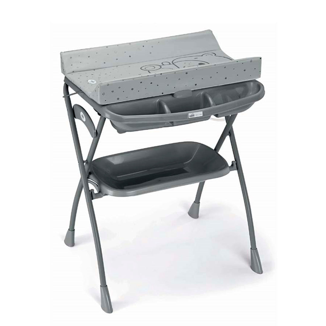 Bañera Mudador Plegable Volare Oso Gris oscuro Cam