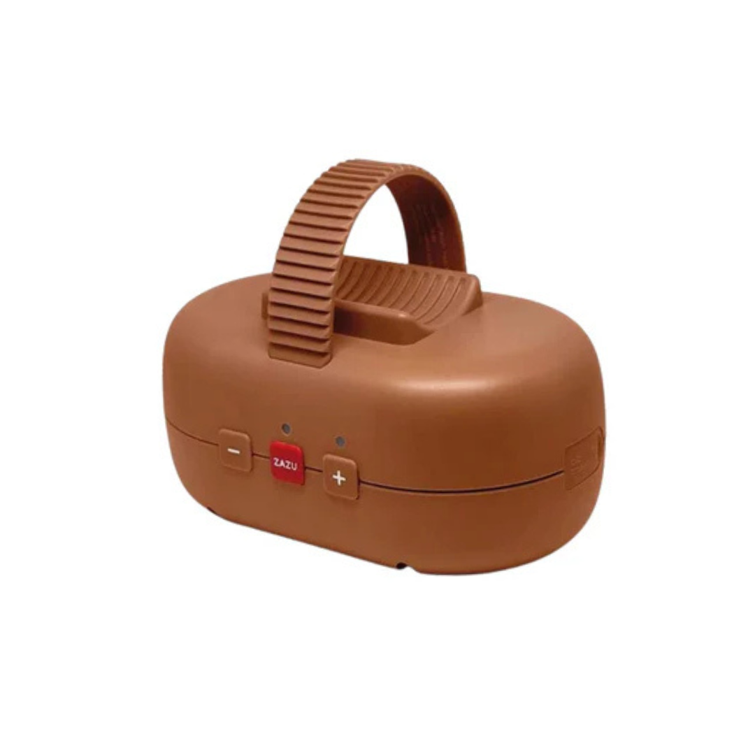 Mecedor portátil recargable para coches con sensor de llanto Marrón Baby Rocker Zazu