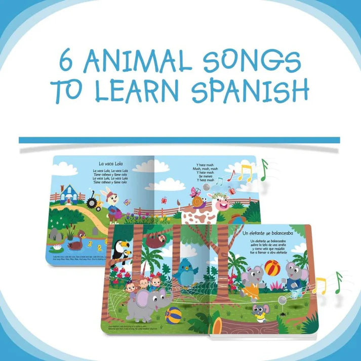 Libro Interactivo Canciones de Animales en español Ditty Bird
